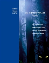 Série Sherlock Holmes Romans : Un crime étrange La marque des Quatre Le chien des BASKERVILLE La vallée de la peur - Doyle, Arthur Conan