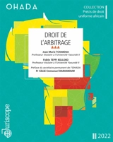 OHADA : droit de l'arbitrage : 2022 - Jean-Marie Tchakoua