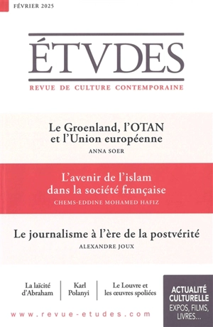 Etudes, n° 4334