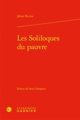 Les soliloques du pauvre - Jehan Rictus
