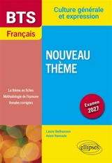 Nouveau thème : BTS français, culture générale et expression : examen 2027 - Laure Belhassen