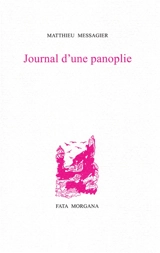 Journal d'une panoplie - Matthieu Messagier