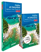 Corfou et Zakynthos : Céphalonie, Ithaque, Leucade, Paxos : guide + carte laminée