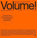 Volume !, n° 23-1. Trajectoires de femmes dans les musiques populaires