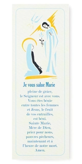 Signet prière Je vous salue Marie - Colin
