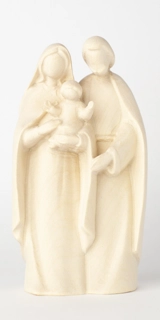 Statue sainte famille moderne en bois clair - DOLFI