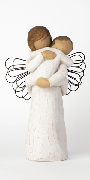 Statue angel's embrace willow tree - Willow Tree