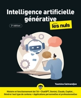 Intelligence artificielle générative pour les nuls - Yasmina Lecomte