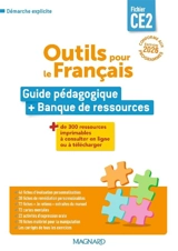 Outils pour le français, fichier CE2 : guide pédagogique + banque de ressources - Sylvie Aminta