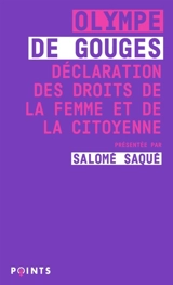 Déclaration des droits de la femme et de la citoyenne - Olympe de Gouges