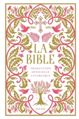 La Bible : traduction officielle liturgique : jaspage clair, rouge corail