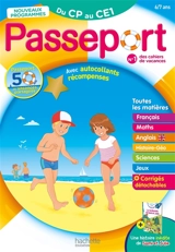 Passeport du CP au CE1, 6-7 ans : toutes les matières : nouveaux programmes - Philippe Bourgouint