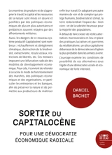 Sortir du capitalocène : pour une démocratie économique radicale - Daniel Bachet