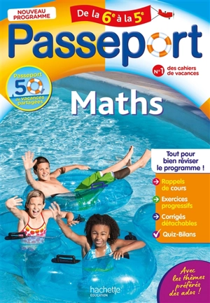 Passeport maths, de la 6e à la 5e - Philippe Rousseau