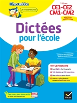 Dictées pour l'école : CE1, CE2, CM1, CM2, 7-11 ans : nouveau programme - Sophie Valle