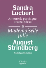 Armurerie psychique, arsenal social. Mademoiselle Julie - Sandra Lucbert