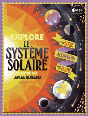 Explore le Système solaire : un livre accordéon avec des flaps - Sara Forster