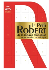 Le Petit Robert de la langue française 2027 : et sa version numérique