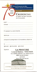 Credencial des Amis de saint Jacques - Collectif