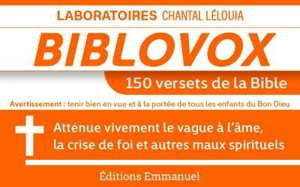 Biblovox : 150 versets de la Bible