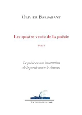 Les quatre vents de la poésie. Vol. 1. 2020-2023 - Olivier Barbarant