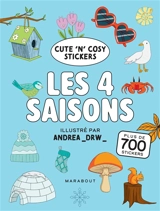 Les 4 saisons : cute'n'cosy stickers : plus de 700 stickers - @Andrea_drw_