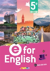E for English : anglais 5e : livre élève