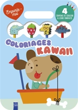 Coloriages kawaii : le chien - Beatrice Xompero