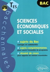 Sciences économiques et sociales T ES : enseignement obligatoire et de spécialité
