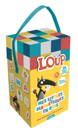 Mes lettres magnétiques en bois loup - Orianne Lallemand