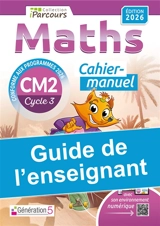 Guide de l'enseignant cahier-manuel iParcours maths CM2 (2026) - HACHE Katia et Sébas