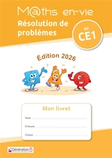 Livret élève : Enseigner la résolution de problèmes au CE1 : Maths en-vie (édition 2026) - Christophe GILGER