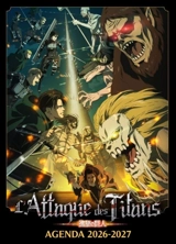Agenda scolaire 2026-2027 L'Attaque des Titans - Hajime Isayama