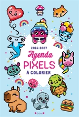 Agenda pixels à colorier 2026-2027