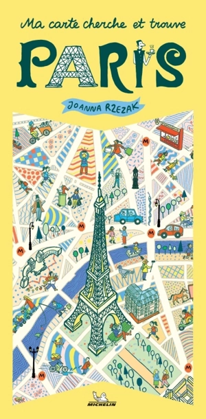 Ma carte cherche et trouve Paris - Joanna Rzezak