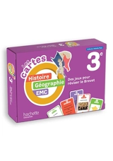 Les cartes histoire géographie, EMC 3e : des jeux pour réviser le brevet - Nathalie Plaza