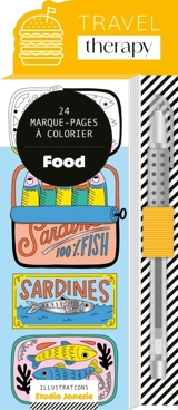 Food : 24 marque-pages à colorier - Studio Jonesie