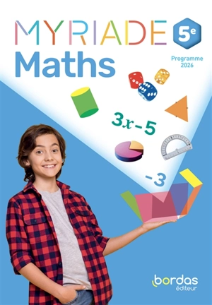 Maths 5e : programme 2026