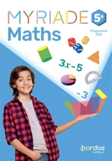 Maths 5e : programme 2026