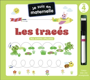 Je suis en maternelle : les tracés : mes activités effaçables, dès 4 ans - Marie-Anne Hervé