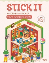 Tiny bookshops : 10 scènes à sticker - Clémentine Dérodit