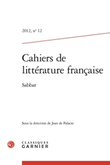 Cahiers de littérature française, n° 12. Sabbat