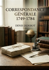 Correspondance générale : 1749-1784 : Une exploration des échanges épistolaires de Denis Diderot entre 1749 et 1784, offrant un aperçu de sa pensée et de ses relations avec les figures intellectuelles de son époque - Denis Diderot