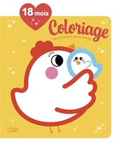 Les animaux de la ferme : 18 mois : coloriage - Isabelle Nicolle