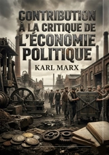 Contribution à la critique de l'économie politique : Une analyse des fondements de l'économie bourgeoise par Karl Marx, explorant le capital, la propriété et le travail salarié - Marx, Karl