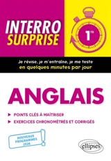 Anglais 1re : points clés à maîtriser, exercices chronométrés et corrigés : nouveaux programmes 2026 - Frédéric Collecchia