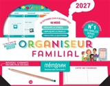Organiseur familial Mémoniak 2027 : 16 mois, de septembre 2026 à décembre 2027