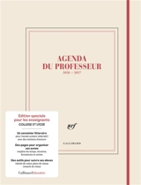 Agenda du professeur : septembre 2026-août 2027 : un calendrier de personnages