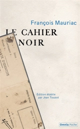 Le cahier noir - François Mauriac