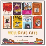 Well-Read Cats A 1000-piece jigsaw puzzle, reimagining eight literary classics with a unique feline spin - Charlotte Farmer